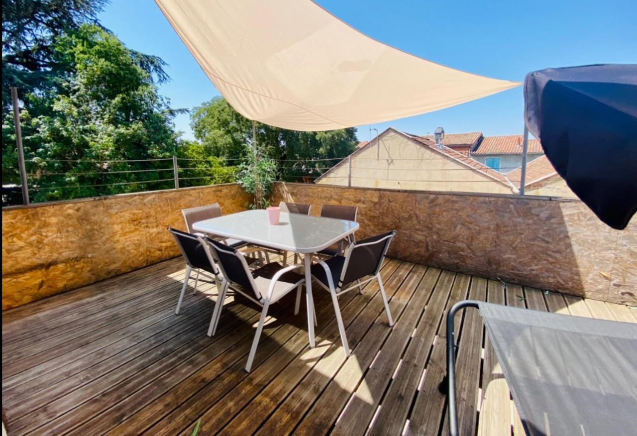 T3 En Duplex Pour 6 Pers Bien Place Terrasse Et Parking Inclus Apartment Toulouse Bagian luar foto